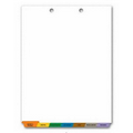 Pre-Printed Color Coded Chart Divider (Bottom Tab Set)